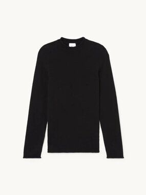 GWYN (f/k/a G Label by Goop) The Minimalist Cashmere Sweater in black